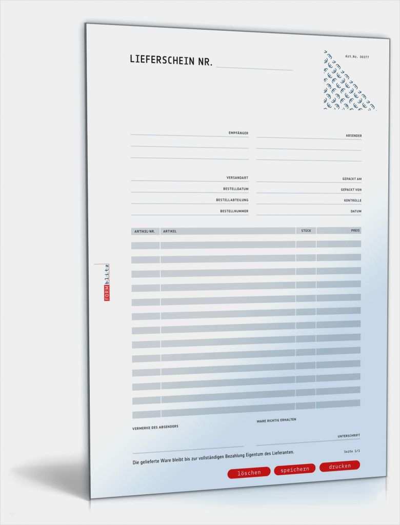 Rechnungsverwalter Vorlagen Erstaunlich Lieferschein Beispiel Lieferschein Vorlage Muster Als