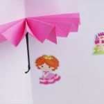 Regenschirm Basteln Vorlage Großartig 3d Regenschirm Bild Zum Selber Bauen origami