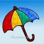 Regenschirm Basteln Vorlage Neu Frühlingsbasteln Window Color Bild Regenschirm
