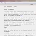 Regiebuch Vorlage Neu top 3 Kostenlose Drehbuch software Autor Werden