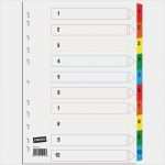Register 1 31 Vorlage Großartig Staples Vorbedruckte Trennblätter Aus Karton 10 Blatt A4