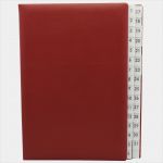 Register 1 31 Vorlage Gut Pultordner Mit Register 1 31 Aus Genarbtem Vollrindleder