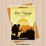 Reise Stornieren Vorlage Cool Reise Flyer Vorlage Mit Flachen Design