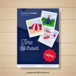 Reise Stornieren Vorlage Einzigartig Reise Flyer Vorlage Mit Flachen Design