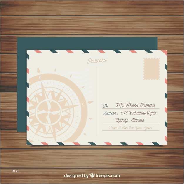 Reise Stornieren Vorlage Wunderbar Reise Postkarte Vorlage In Vintage Stil