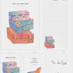 Reisetagebuch Selber Machen Vorlagen Fabelhaft Schöne Kofferanhänger Zum Ausdrucken