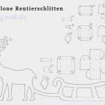 Rentier Basteln Vorlage Hübsch Rentierschlitten Mit Geschenken Basteln