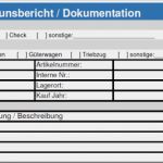 Reparaturzettel Vorlage Schönste Wartungsbericht Reparatur Dokumentation Modellbahn