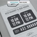 Restaurant Beschreibung Vorlage Wunderbar Elegante Menükarten Vorlage Mit Tischaufsteller