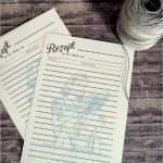 Rezepte Drucken Vorlage Inspiration Veridiana Fromm Vintage Rezeptkarten Vordruck