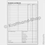 Rezeptkarten Vorlagen Din A5 Erstaunlich Krafthand Werkstattauftragskarte