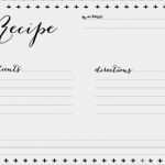 Rezeptkarten Vorlagen Download Angenehm 10 Kostenlose Rezeptkarten In Black&white