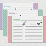 Rezeptkarten Vorlagen Download Angenehm Ähnliche Artikel Wie Printable Recipe Cards Instant