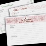Rezeptkarten Vorlagen Download Angenehm Rezepte Für Nachwelt Festhalten & Rezeptkarten Free