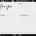 Rezeptkarten Vorlagen Download Einzigartig 10 Kostenlose Rezeptkarten In Black&white