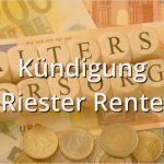 Riester Rente Pausieren Vorlage Wunderbar Kündigung Riester Rente Muster Musterix
