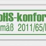 Rohs Konformitätserklärung Vorlage 2011 65 Eu Schön Rohs Etikett &quot;rohs Konform Gemäß 2011 65 Eu&quot;