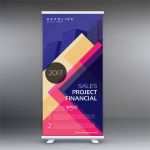 Roll Up Design Vorlagen Fabelhaft Colorful Standee Roll Up Banner Design Template Download