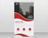 Roll Up Design Vorlagen Neu Roll Up Template Design Vector