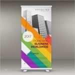 Roll Up Vorlage Indesign Best Of Roll Up Banner Vorlage Mit Bunten Linien Für Ihre Marke