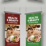 Roll Up Vorlage Indesign Wunderbar Spa Beauty Roll Up Banner Signage Indesign by Janysultana