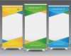 Roll Up Vorlage Inspiration Unternehmen Roll Up Banner Vorlage Kostenlose Vektor