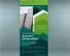 Roll Up Vorlage Luxus Stilvolle Grüne Präsentation Banner Vorlage Roll Up