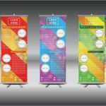 Roll Up Vorlage Photoshop Best Of Roll Up Banner Abstrakt Geometrisch Buntes Design