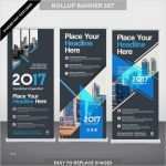 Roll Up Vorlage Photoshop Bewundernswert Stadt Hintergrund Business Roll Up ม Flag Banner Design