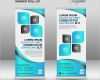 Roll Up Vorlage Photoshop Inspiration Roll Up Banner Stand Template Blue Styles Vector 01 Free