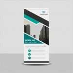 Roll Up Vorlage Photoshop Luxus Blau Schwarz Kreative Roll Up Banner Vorlage