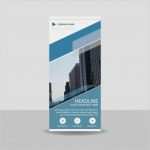 Roll Up Vorlage Photoshop Süß Blaue Kreative Roll Up Banner Vorlage