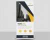 Roll Up Vorlage Wunderbar Gelb Kreative Roll Up Banner Vorlage