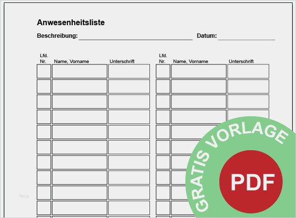Rücktritt Eines Vorstandsmitgliedes Im Verein Vorlage Schön Gratis Anwesenheitsliste Vorlage