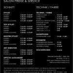 Salonkonzept Friseur Vorlage Schönste Die Besten 25 Preisliste Friseur Ideen Auf Pinterest