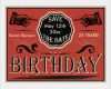 Save the Date Geburtstag Vorlage Wunderbar Vintage Birthday Save the Date Postcard