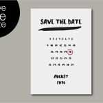 Save the Date Kalender Vorlage Best Of Einladungskarten Save the Date Karte Brush