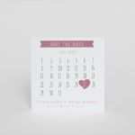 Save the Date Kalender Vorlage Neu Save the Date Kort Olika Färger Med Kalender Majorna