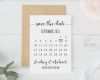 Save the Date Kalender Vorlage Schönste Save the Date Calendar Save the Date Calendar Template