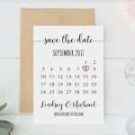 Save the Date Kalender Vorlage Schönste Save the Date Calendar Save the Date Calendar Template