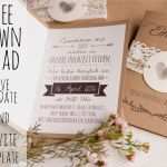 Save the Date Kostenlose Vorlage Erstaunlich Vervliest Und Zugenäht Hochzeitseinladung Aus Kraftpapier