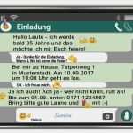 Save the Date Whatsapp Vorlage Großartig Whatsapp Einladung Geburtstag Vorlage ⋆ Geburtstag
