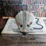 Schablonenmalerei Nach Alten Vorlagen Angenehm Diy – 3d Leseratte Aus Einem Alten Buch