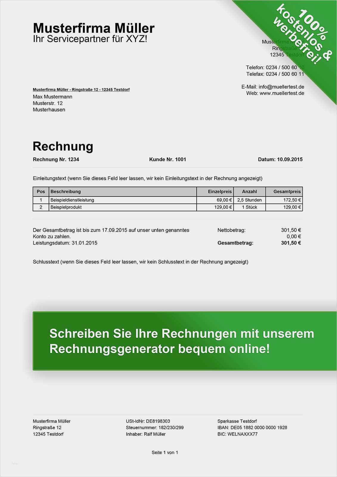 Schadensersatz Rechnung Vorlage Erstaunlich Rechnungsvorlagen Kostenlos Rechnungsvorlage Für Jeden