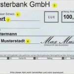 Scheck Vorlage Word Gut Ungewöhnlich Vorlage Für Schecks Fotos