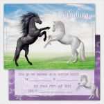 Schermotive Für Pferde Vorlagen Inspiration Einladungskarten Kindergeburtstag Pferde