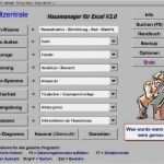 Schichtbuch Excel Vorlage Genial Hausmanager Für Excel