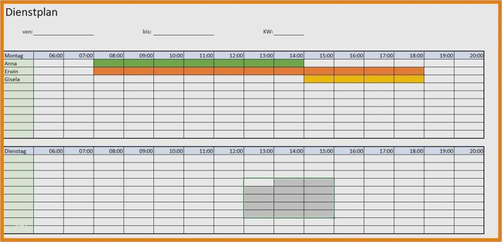 Schichtplan Excel Vorlage 3 Schichten Elegant 70 Wunderbar Dienstplan Vorlage Excel Modelle