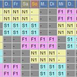 Schichtplan Excel Vorlage 3 Schichten Wunderbar Schichtplanung