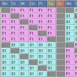Schichtplan Vorlage 3 Schichten Erstaunlich Schichtplan 2 6